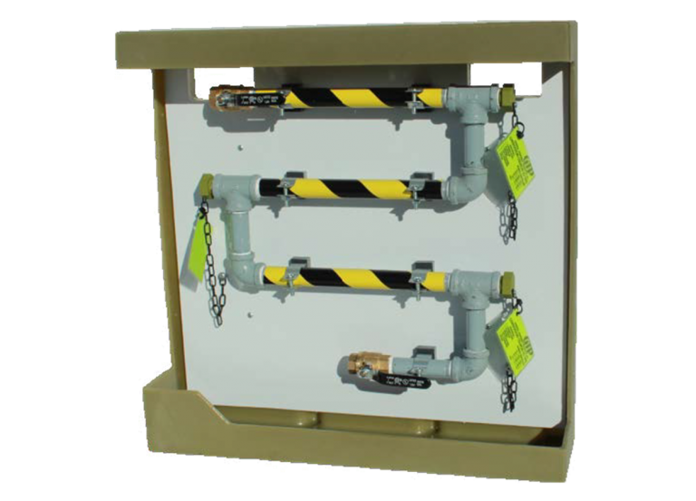 Carbon Steel Coupon Rack (900x1250) CHEMTROL